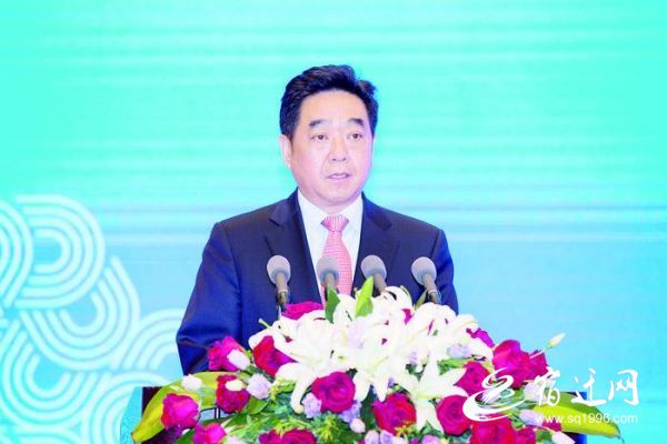 市委书记、市人大常委会主任张爱军致辞
